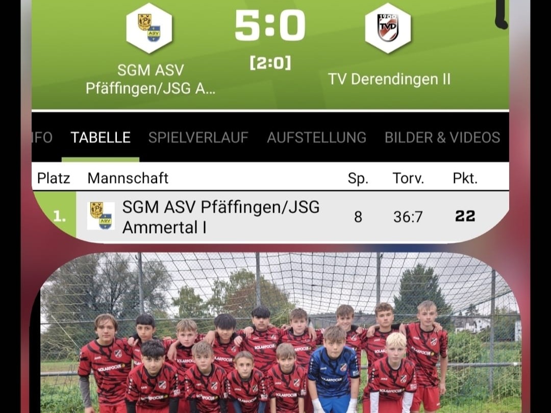 JSG Ammertal C1 vs. TV Derendingen C2